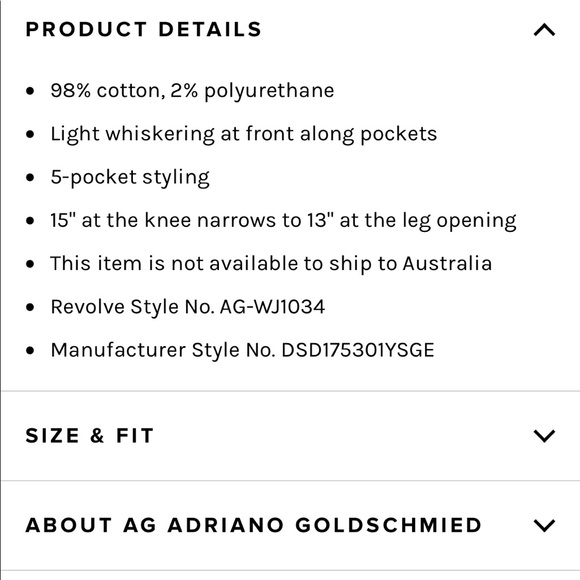 NEW • AG Jeans • Isabelle High Rise Straight Crop - Picture 5 of 7